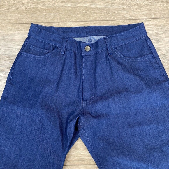 Blue Delta Jeans Women’s 29x30 Blue Stretch Handmade Custom RAW Denim USA $450 - Picture 2 of 9